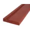 Rubber brick border 1000x40x250 mm slag red