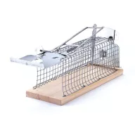 Egérfogó élvefogó drótkalitka 7x15cm