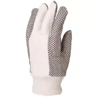 Munkavédelmi kesztyű pamut pöttyözött 4165