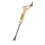 Weed whacker with 153 mm ash wood handle (GTS-WE)