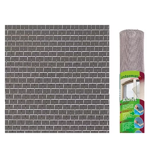 Alumínium szúnyogháló Alunet 1,2x30 m (1,4x1,8)