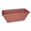 Balcony box, terracotta with wide base 40 cm