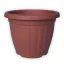 Cserép műanyag, bordás terrakotta 16 cm