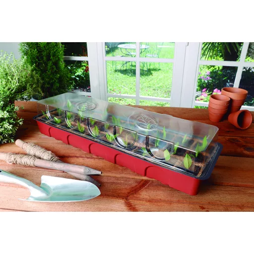 Mini Üvegház Growing KIT barna-vörös