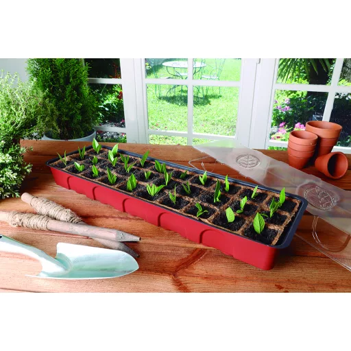 Mini Üvegház Growing KIT barna-vörös