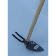 Villás kapa hegyes MUTA kovácsolt, nyelezett