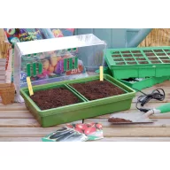   Mini üvegház fűthető "Heating Grow" 39x25x20 cm