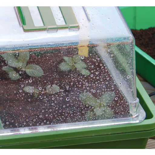 Mini üvegház fűthető "Heating Grow" 39x25x20 cm