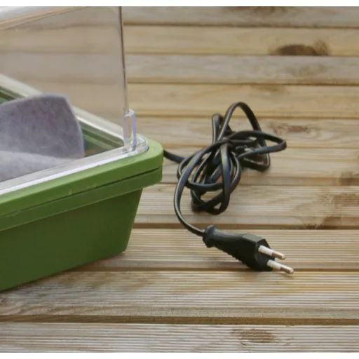 Mini üvegház fűthető "Heating Grow" 39x25x20 cm