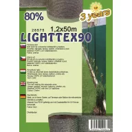 Kerítésháló LIGHTTEX90 1,2X50 m zöld 80%