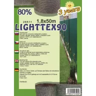 Kerítésháló LIGHTTEX90 1,8X50 m zöld 80%