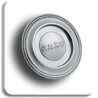   Wall-mounted sleeve with pipe ring and plug white diameter 130 mm