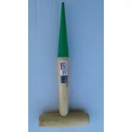 Planting drill wood with metal handle T-shape