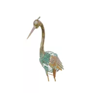 Kócsag figura fémből "Heron