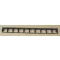 Plastic kerb L-prof. 78x90x1000mm
