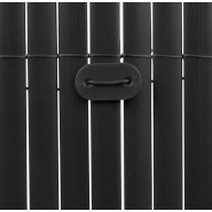   Műanyag bambusz rögzítő "Fixcane" fekete 26db/csomag