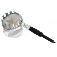   Fruit picking basket + telescopic aluminium handle / 1,1m-2,4m /