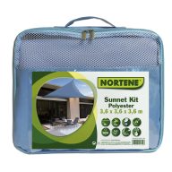  Kifeszíthető árnyékoló Sun-net Kit Polyester kék 3,6x3,6x3,6 m