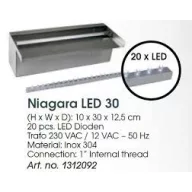 Vízesés elem "Niagara Led 30"
