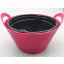 Füles kaspó pink