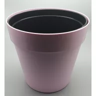 Dekor kaspó világos rózsaszín 21-es