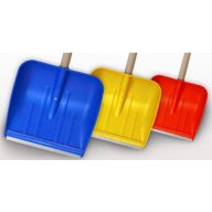   Hólapát műanyag 38 cm színes alumínium élvédővel NYELEZETT