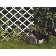 Műanyag apácarács Trelliflex fehér 0,5x1,5 m