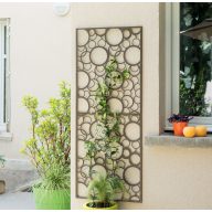   Fém panel, dekoratív motívumokkal Decoration panel 0,6x1,5 m 2012056