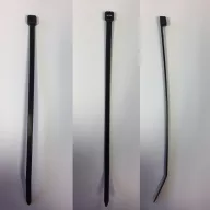 Hálórögzítő Bridfix 14 cm fekete 50db/csomag