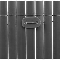   Műanyag bambusz rögzítő "Fixcane" szürke 26db/csomag