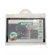   Takarófólia KIS ZÖLDSÉGEKHEZ fekete 20 mikron 175x45mm átmérőjű ültetési lyukakkal 0,95x5m