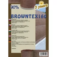 Kerítésháló BROWNTEX160 1,8X10 m barna 90%