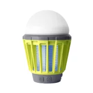 Insect trap with LED, rechargeable battery