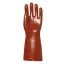 Safety gloves 27 cm burgundy size 9 3509