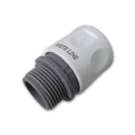 Quick coupling 3/4" male thread White line WL-2121