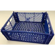 Rekesz műanyag, összehajtható 400x300x150 mm