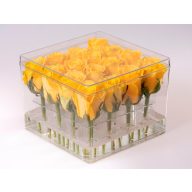 Virágdoboz műanyag 4x4 szálas