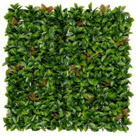 Zöldfal Vörös Babérlevelekkel Vertical Red Lauro 1x1 m