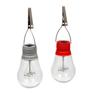 Függő lámpás, napelemes Bulby 7x12 cm