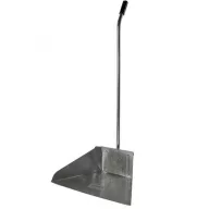 Street dustbins with galvanized metal handle