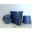 Plastic pots black 12 cm (930 pieces/carton) Göttinger
