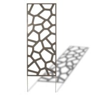   Fém panel, dekoratív motívumokkal Deco panel palaszín Stone 0,6x1,5 m