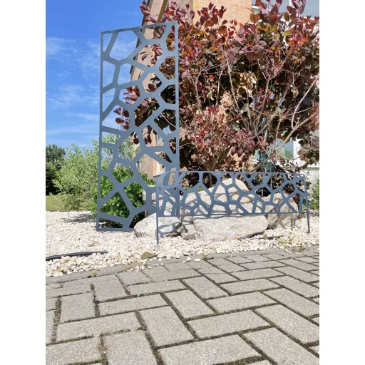 Fém panel, dekoratív motívumokkal Deco panel palaszín Stone 0,6x1,5 m
