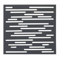   Műanyag PP panel, dekoratív motívumokkal Nautic panel antracit 1mx1m