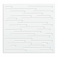   Műanyag PP panel, dekoratív motívumokkal Nautic panel fehér 1mx1m