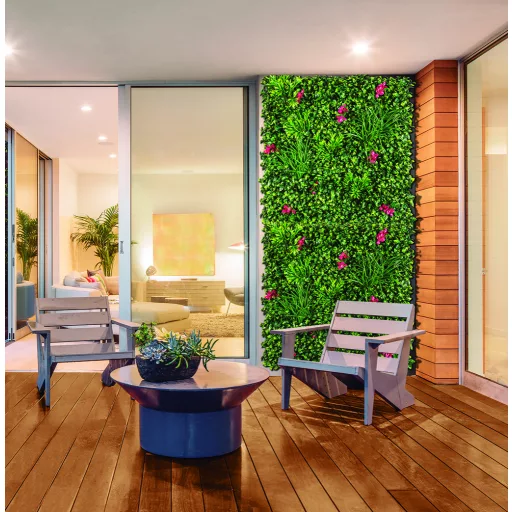 Zöldfal Bougainvillea virággal Vertical Villa 1mx1m