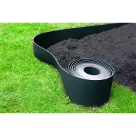   Újrahasznosított ágyásszegély Etik Bordura fekete 0,15x10m