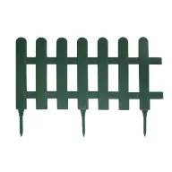   Ágyásszegély klasszikus műanyag zöld Farm Border 0,4x0,79m (4 db)