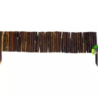 Bambusz szegély "Bamboo Border" barna 0,35x1 m