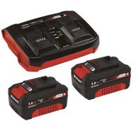   Einhell 2 db Akkumulátor+dupla töltő 2x3,0Ah & Twincharger Kit